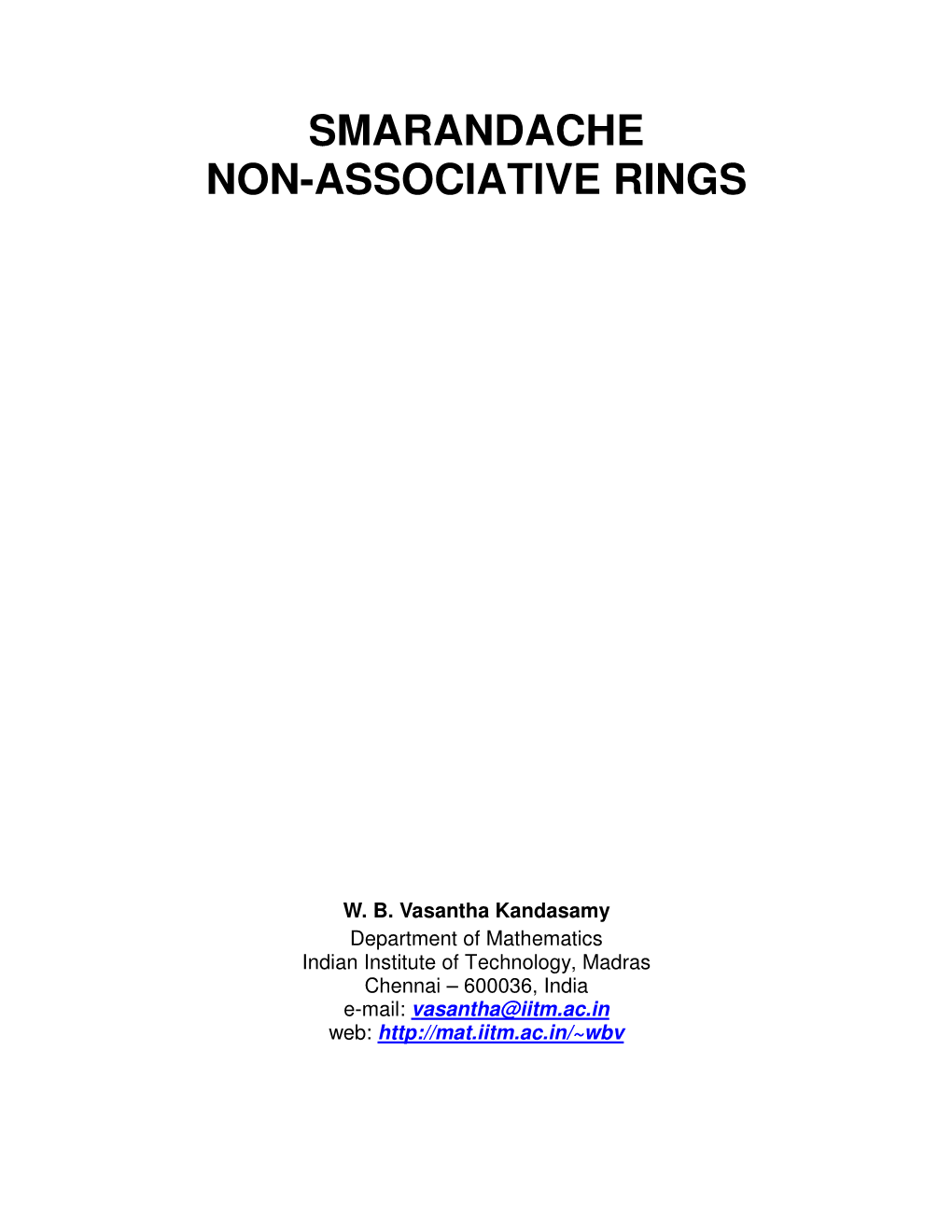 Smarandache Non-Associative Rings