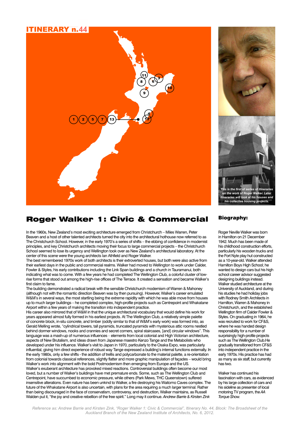 Roger Walker 1: Civic & Commercial