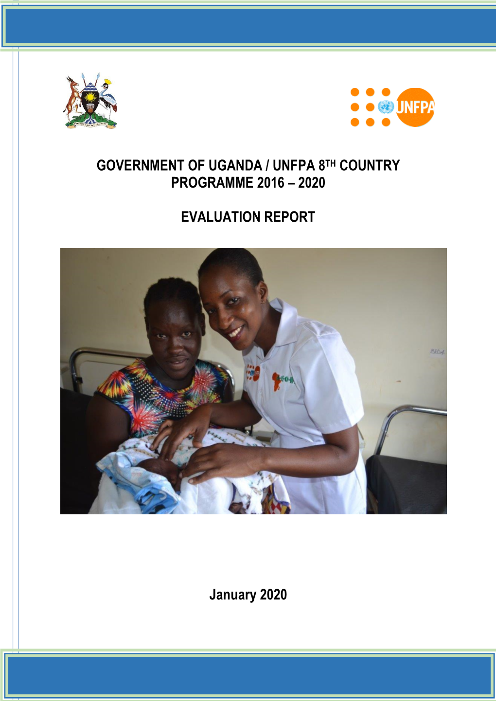 Government of Uganda / Unfpa 8Th Country Programme 2016 – 2020