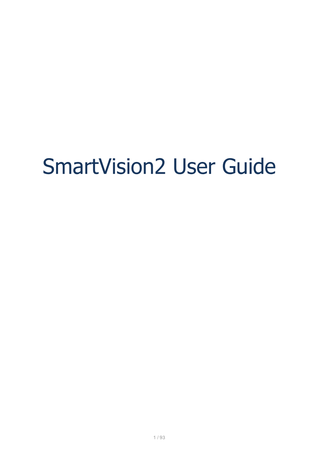 User Guide of Smartvision2