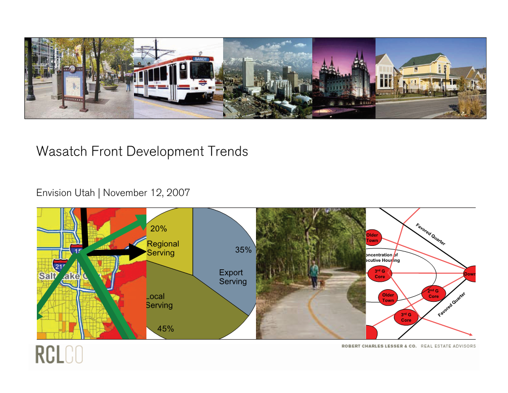 Wasatch Front Development Trends