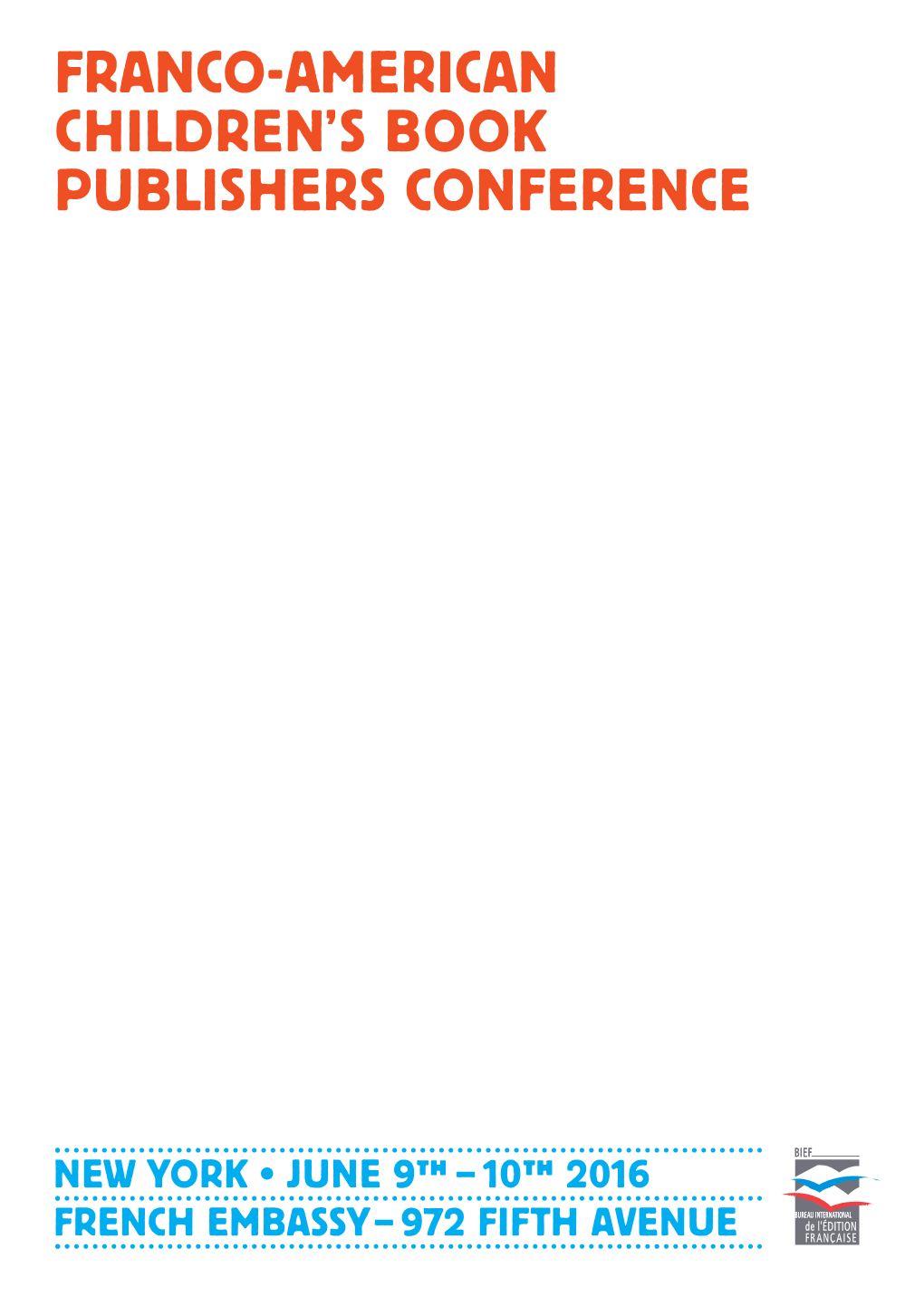 Franco-American Children's Book Publishers Conference