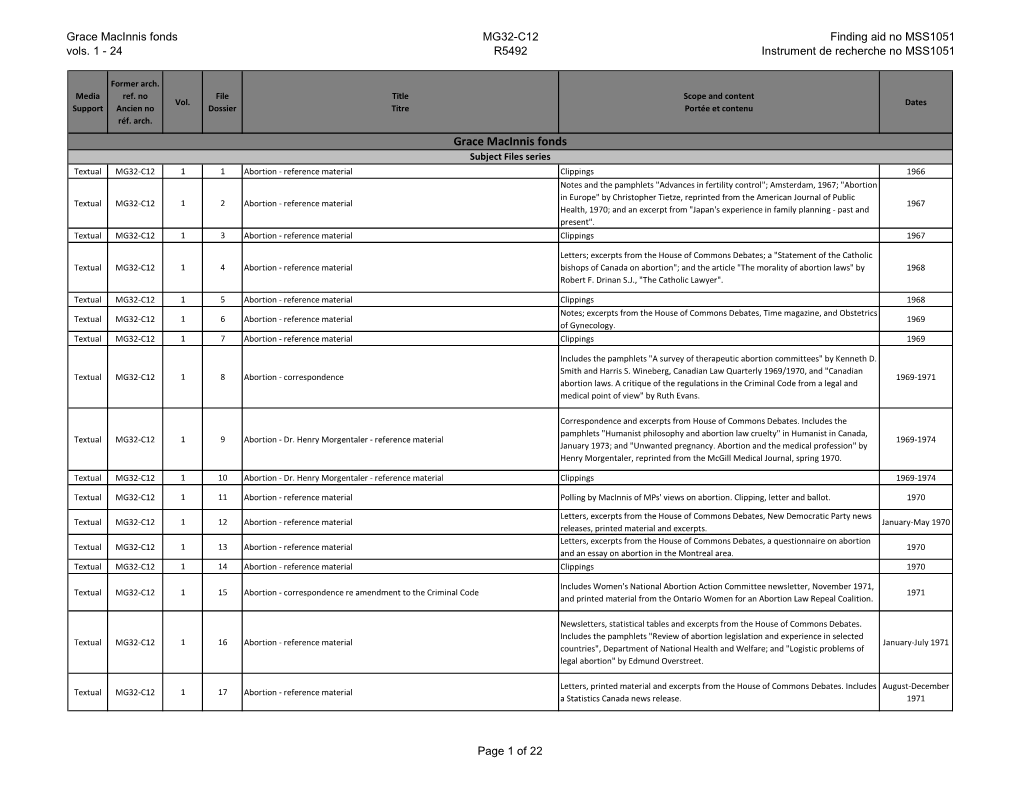 MSS1051 Vols 1--24.Xlsx