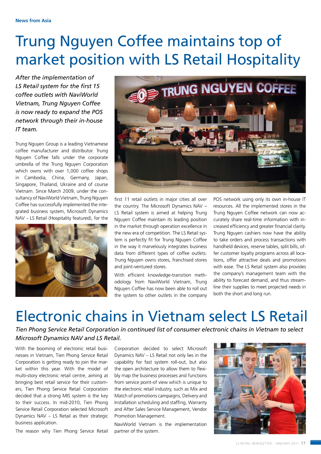 Trung Nguyen Coffee Maintains Top of Market Position with LS Retail Hospitality