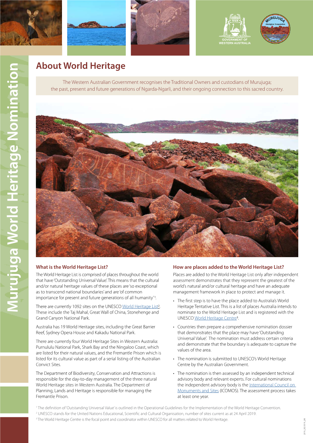 Murujuga World Heritage Nomination