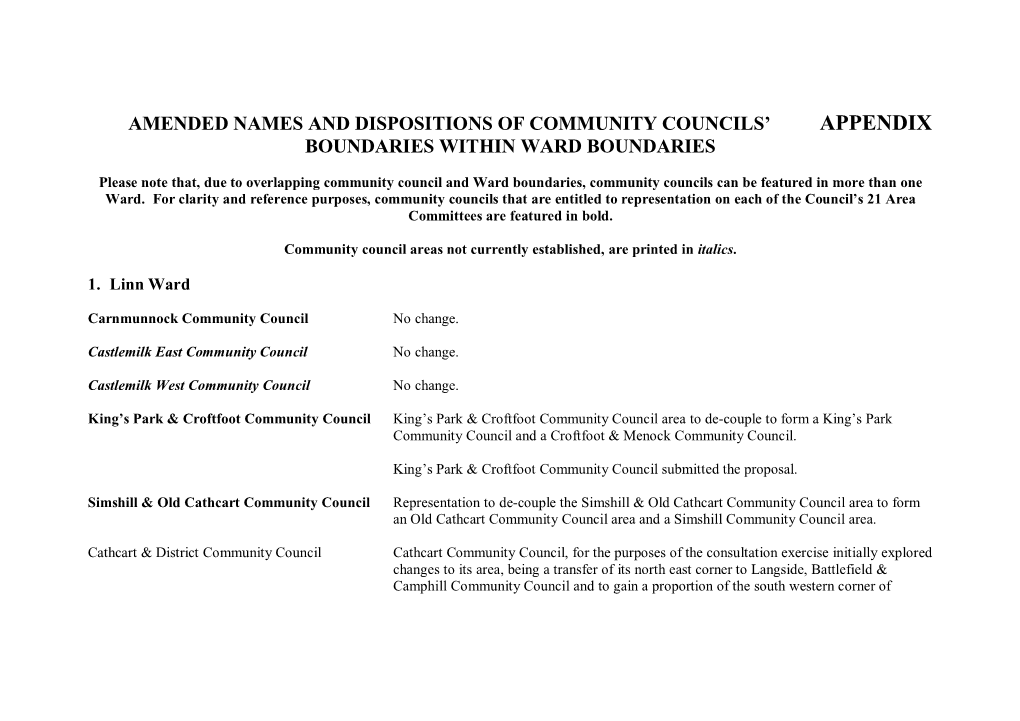 Appendix Boundaries Within Ward Boundaries