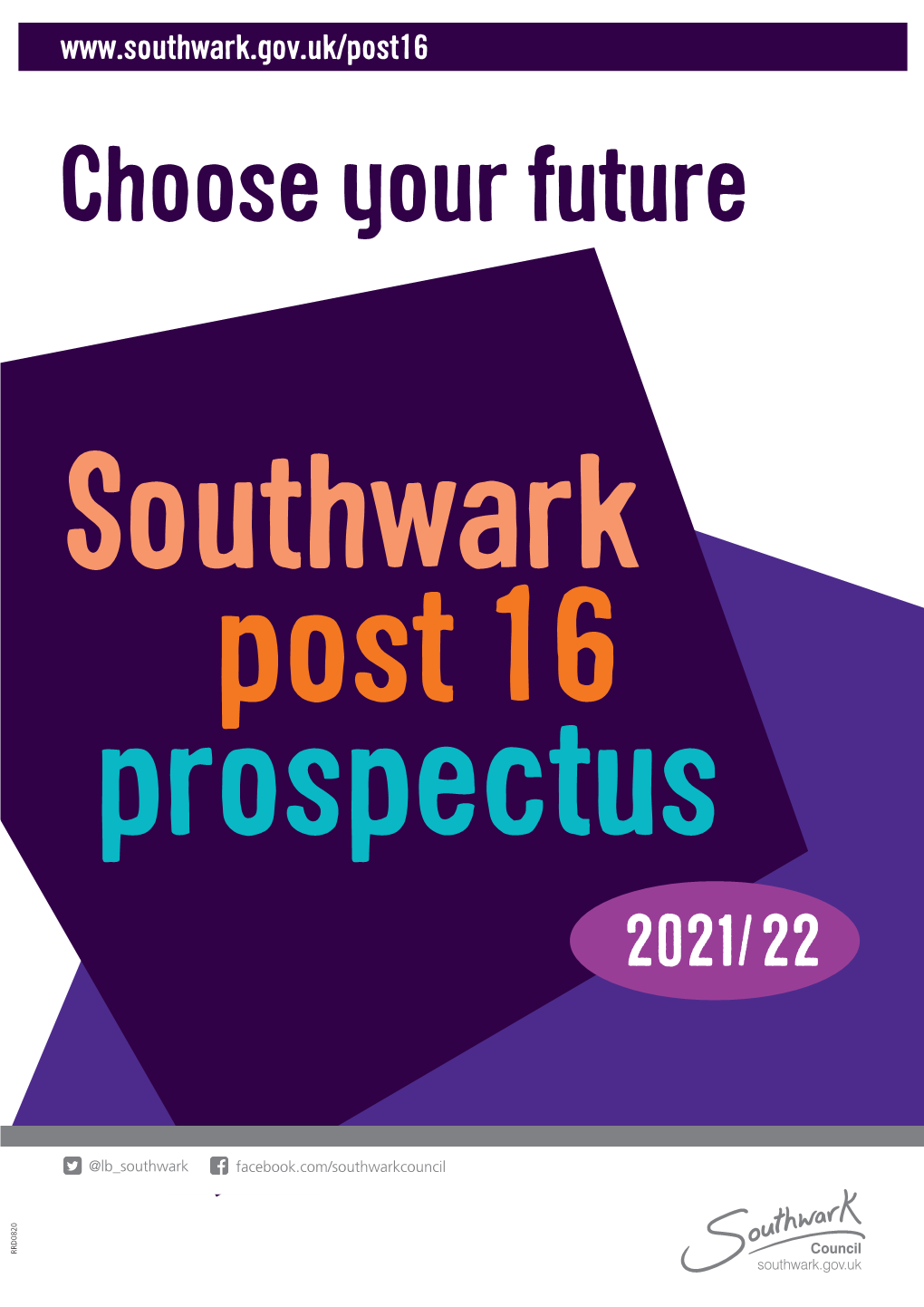 Southwark Post 16 Contents Prospectus