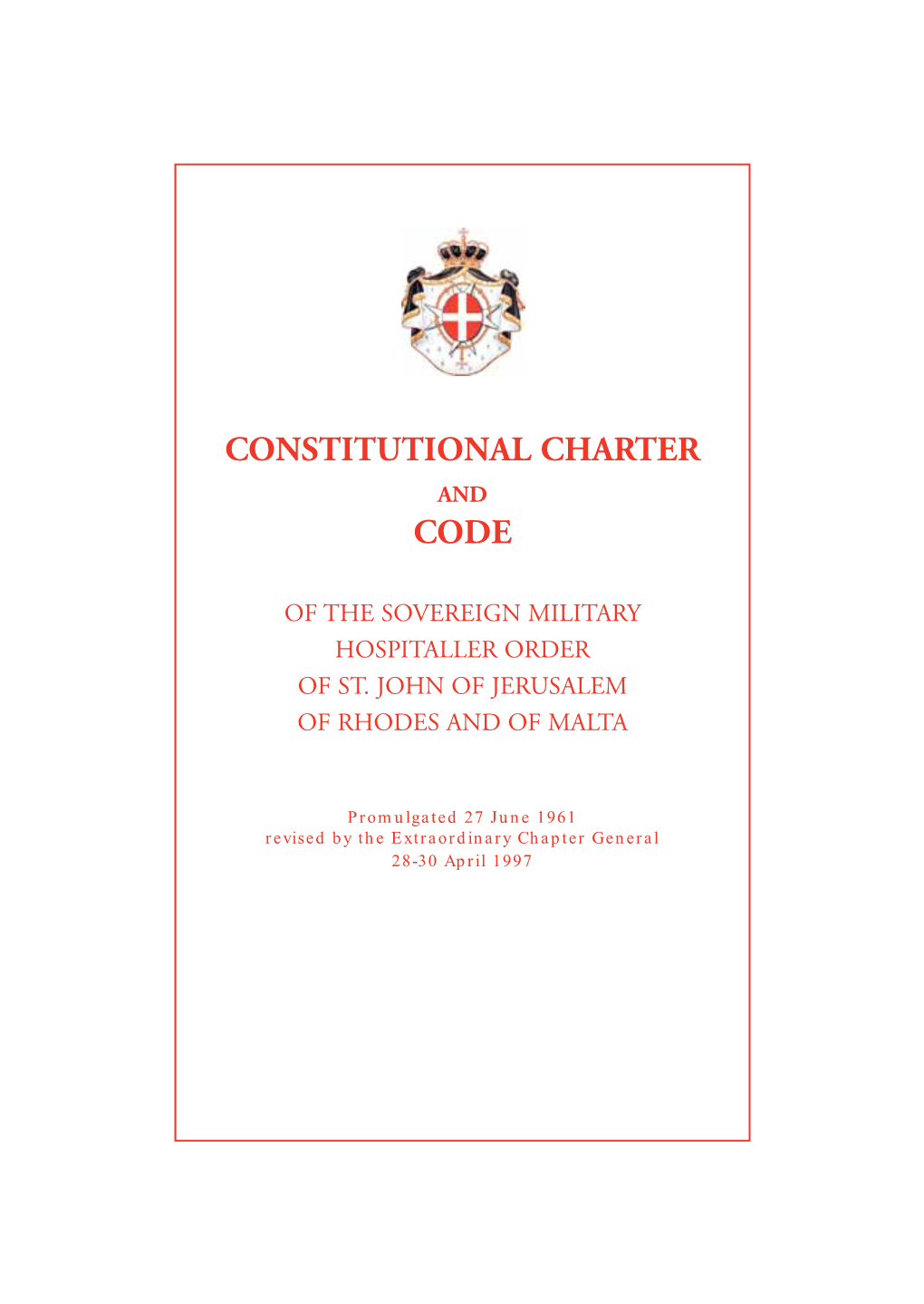 Constitution and Code