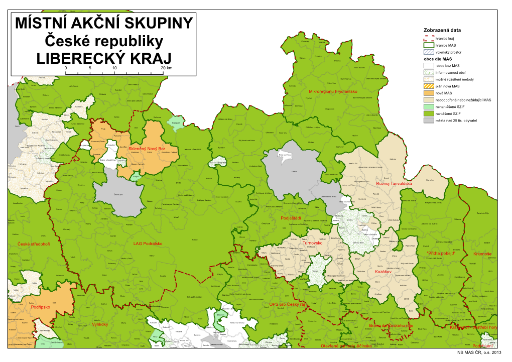 MÍSTNÍ AKČNÍ SKUPINY České Republiky LIBERECKÝ KRAJ