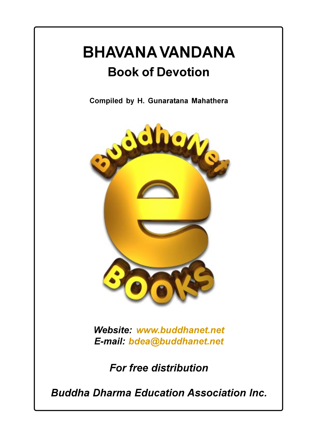 Bhavana Vandana: Book of Devotion