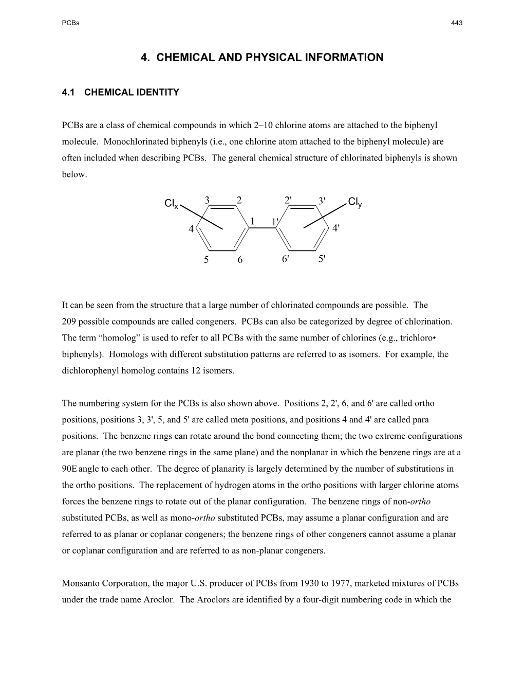 4. Chemical and Physical Information