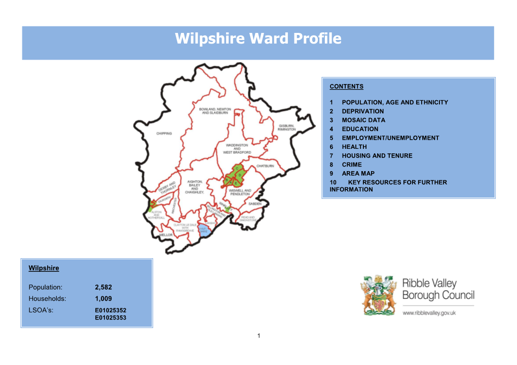 Wilpshire Ward Profile