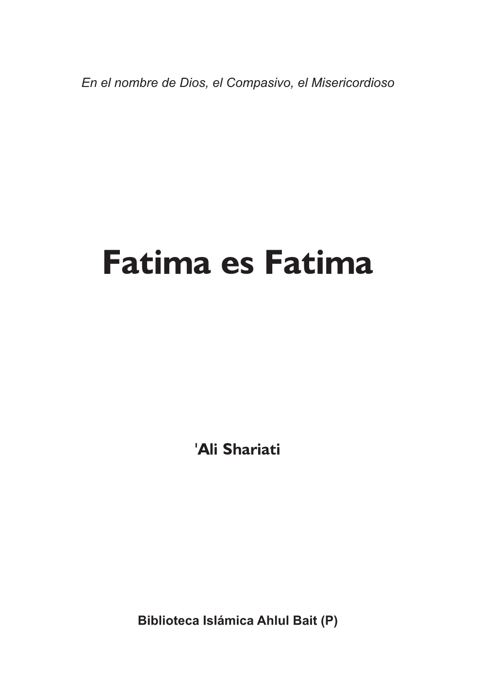 Fatima Es Fatima