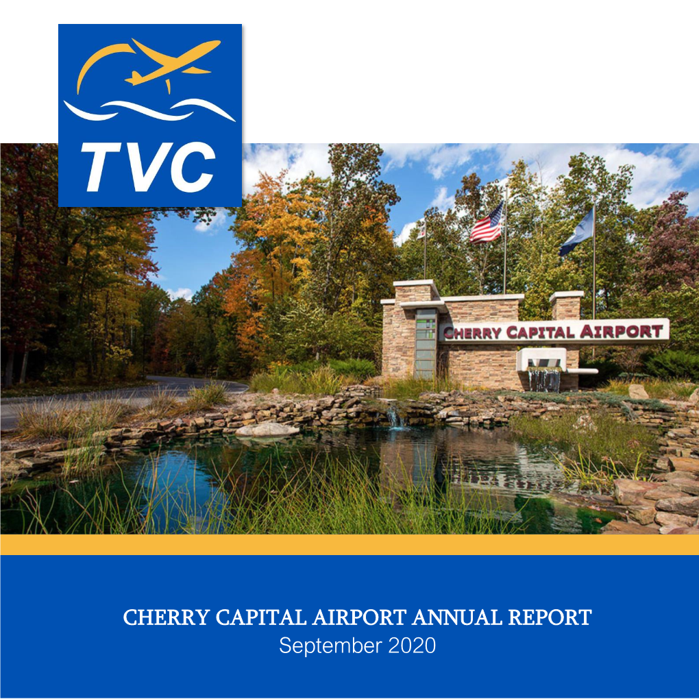 CHERRY CAPITAL AIRPORT ANNUAL REPORT September 2020