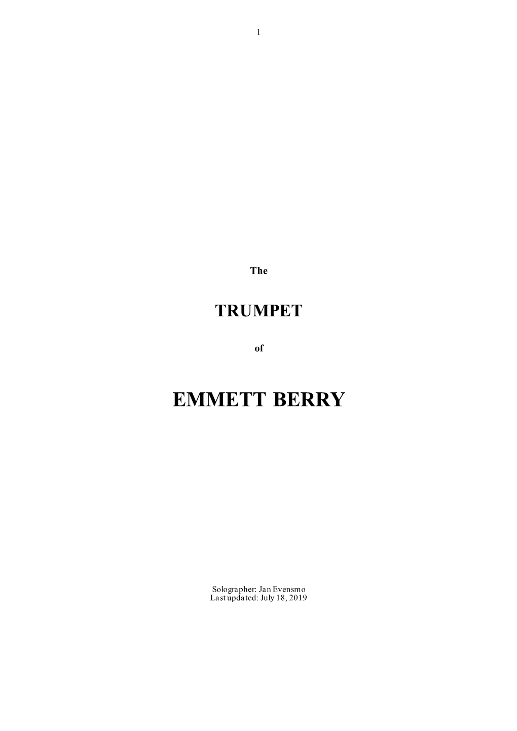 Emmett Berry