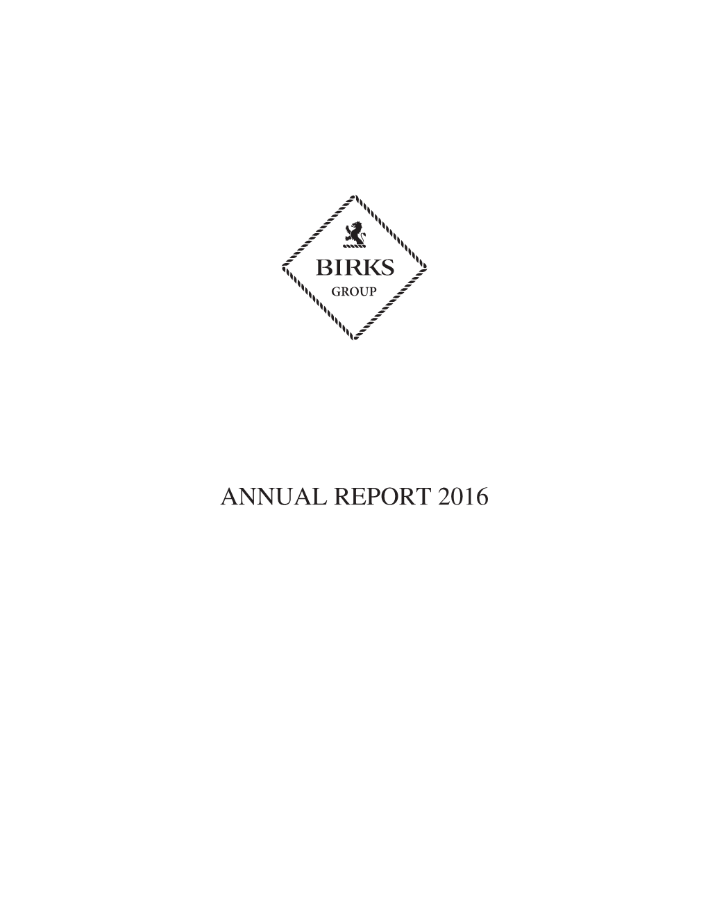 Annual Report 2016 United States Securities and Exchange Commission Washington, D.C