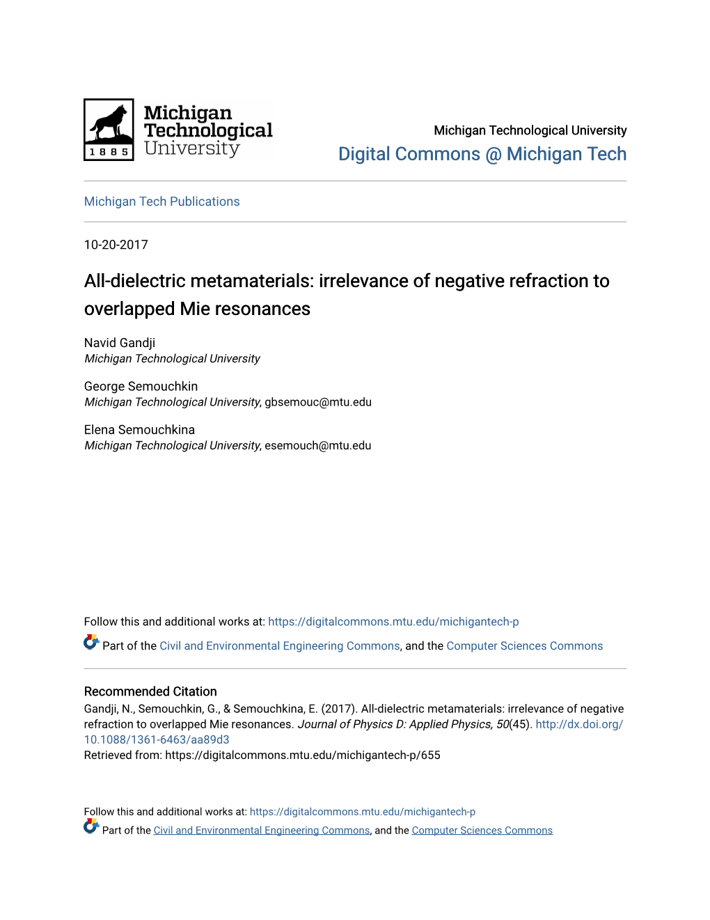 All-Dielectric Metamaterials: Irrelevance of Negative Refraction to Overlapped Mie Resonances