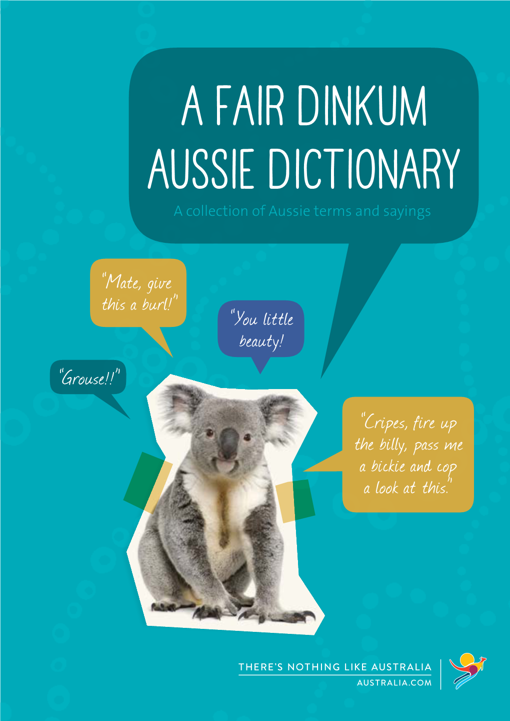 A Fair Dinkum Aussie Dictionary a Collection of Aussie Terms and Sayings