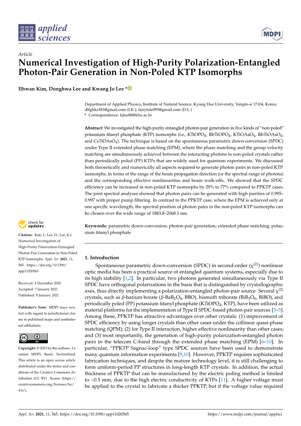 Numerical Investigation of High-Purity Polarization-Entangled Photon-Pair Generation in Non-Poled KTP Isomorphs