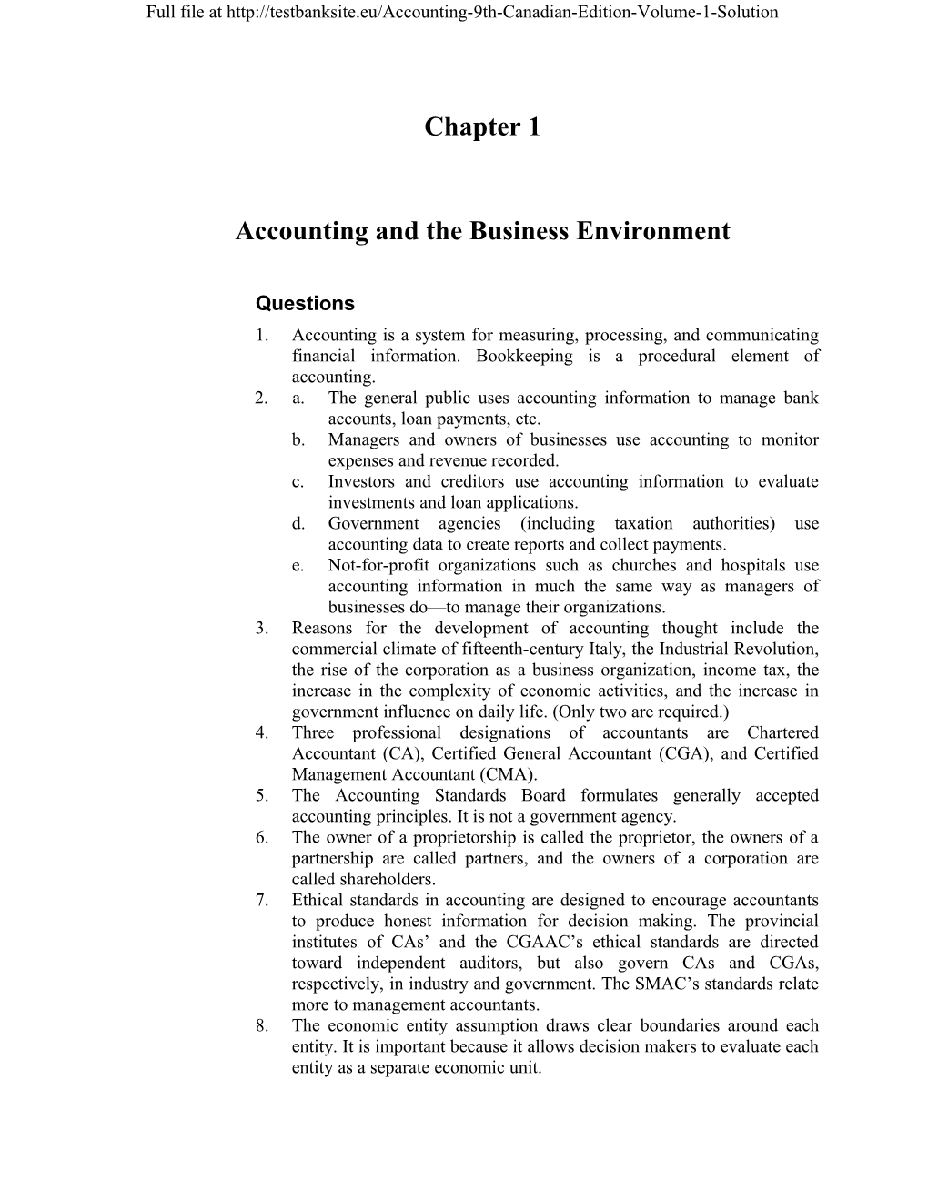 Accounting and the Business Environment s1