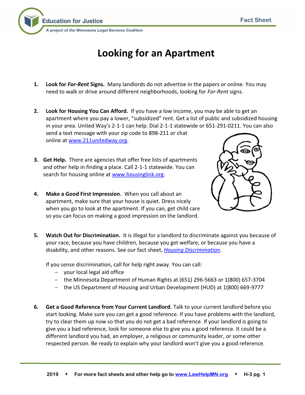 Looking for an Apartment