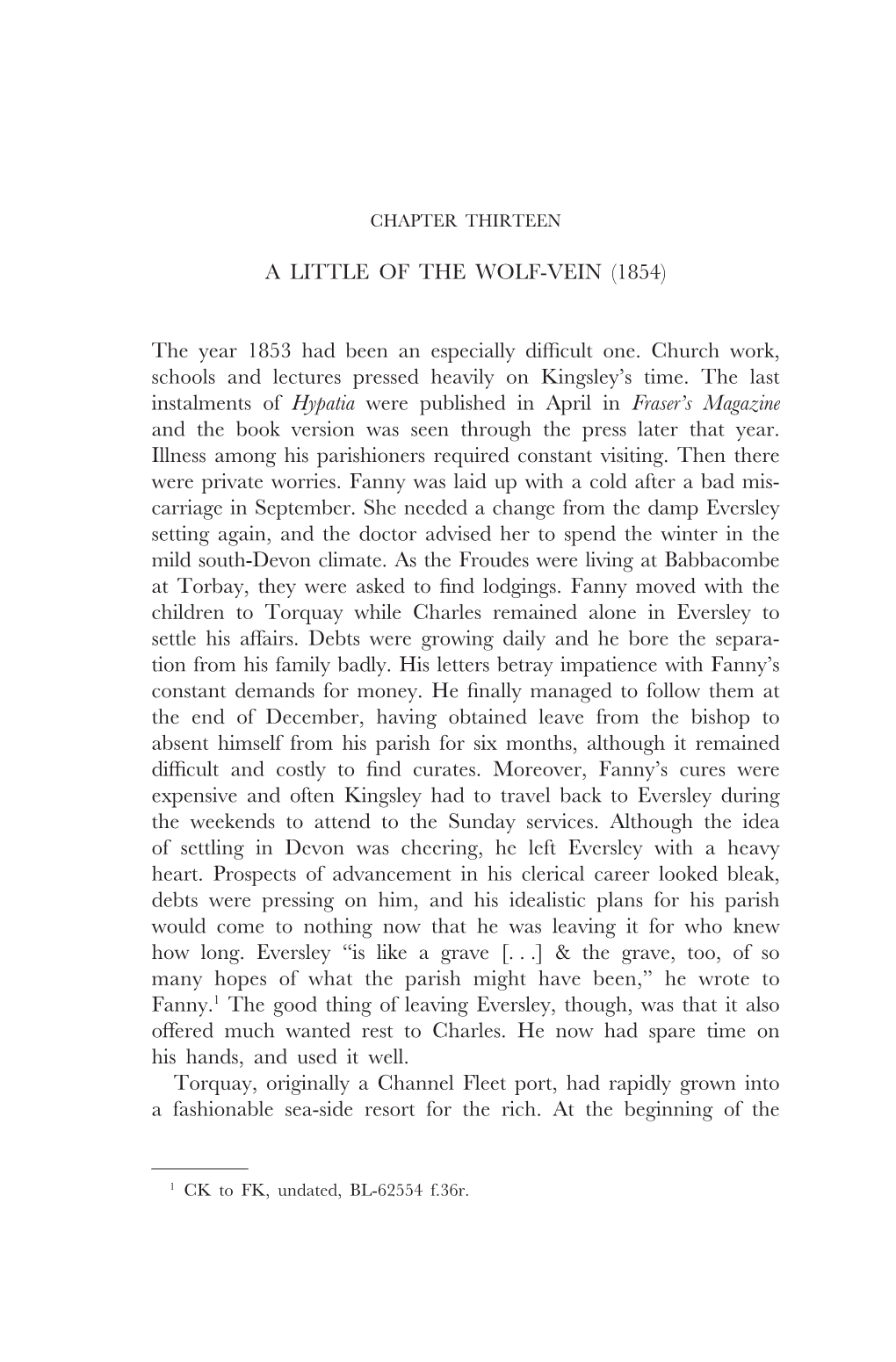 A Little of the Wolf-Vein (1854)