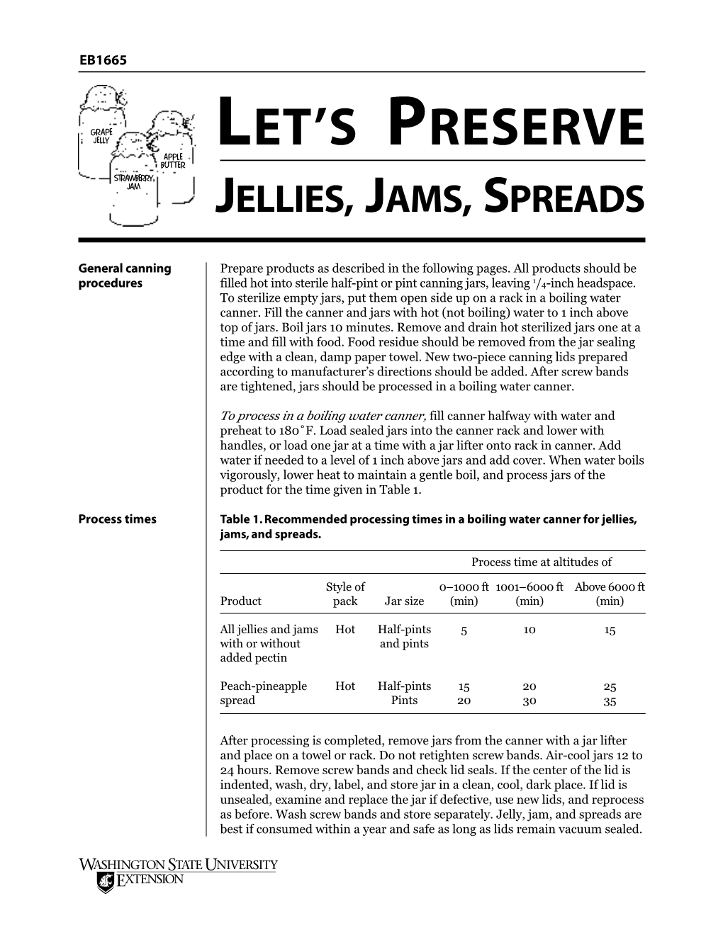 Let's Preserve Jams, Jellies and Spreads