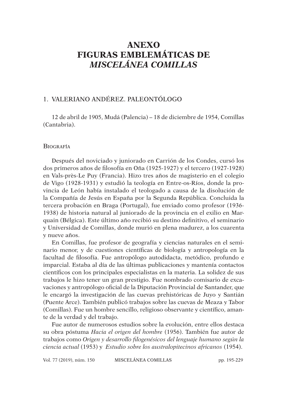 195 ANEXO Figuras EMBLEMÁTICAS DE Miscelánea