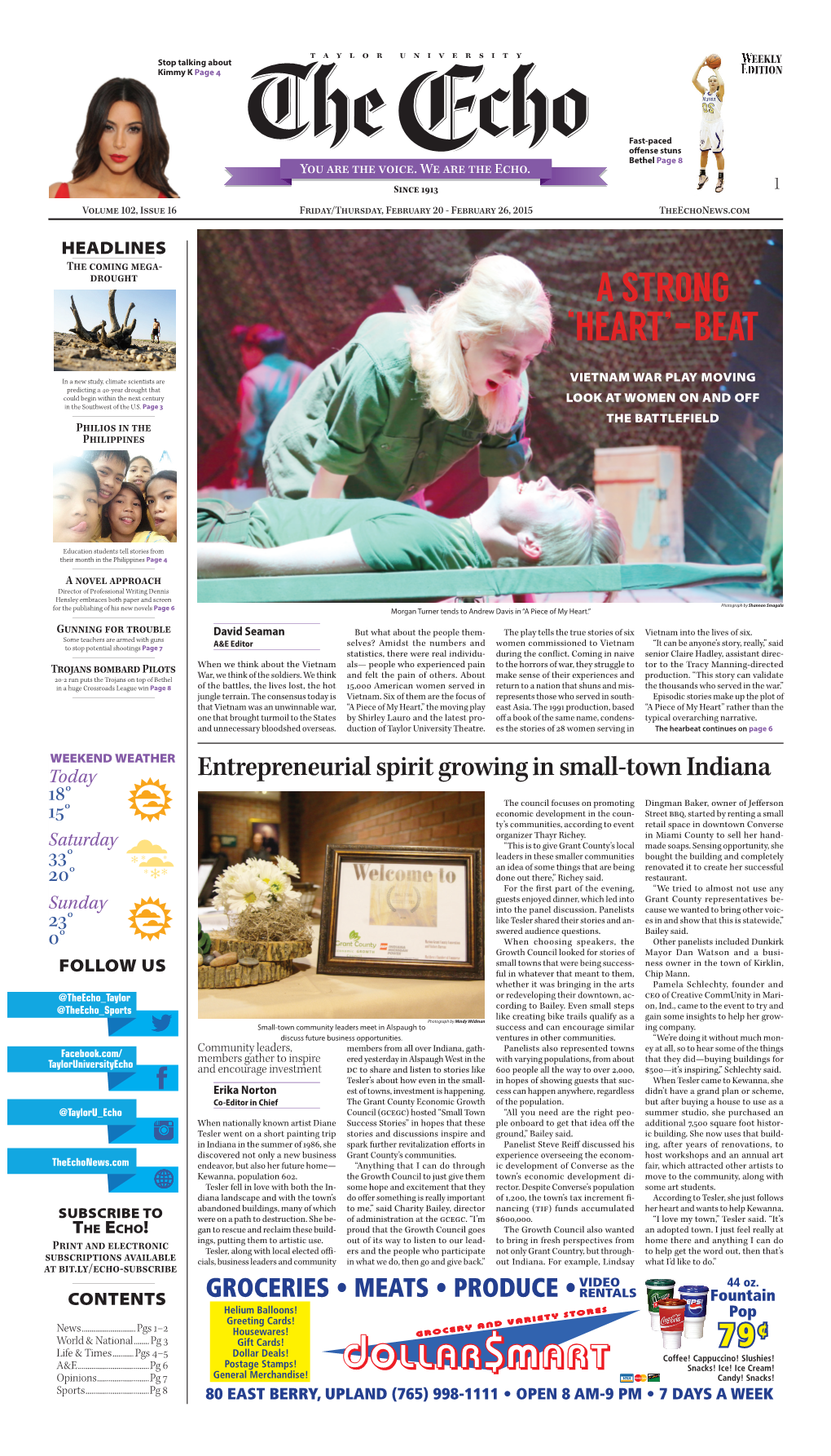 The Echo: February 20, 2015