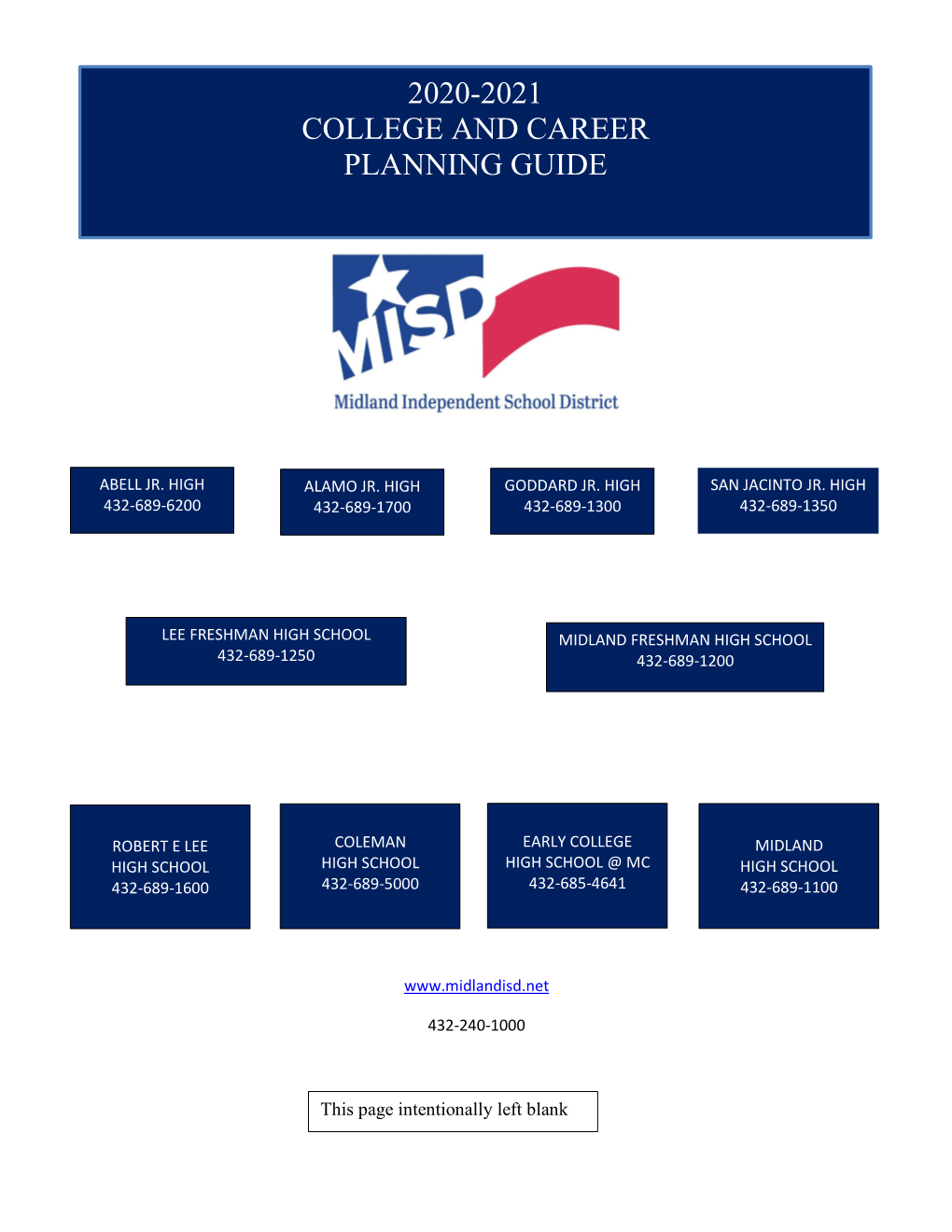 2020-2021 College and Career Planning Guide