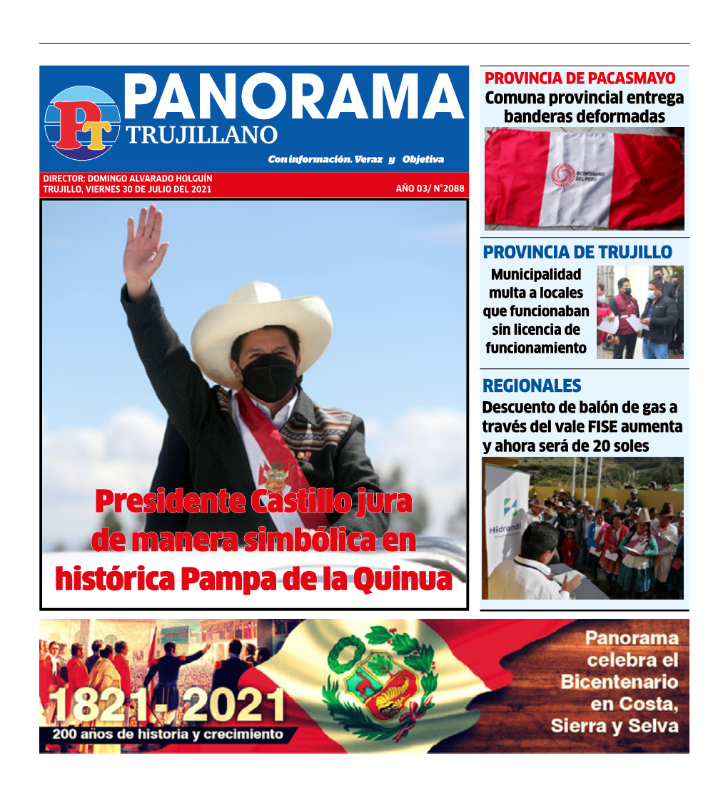 Diario Trujillo 30 De Julio