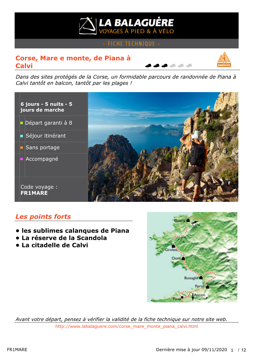 Corse, Mare E Monte, De Piana À Calvi Les Points Forts