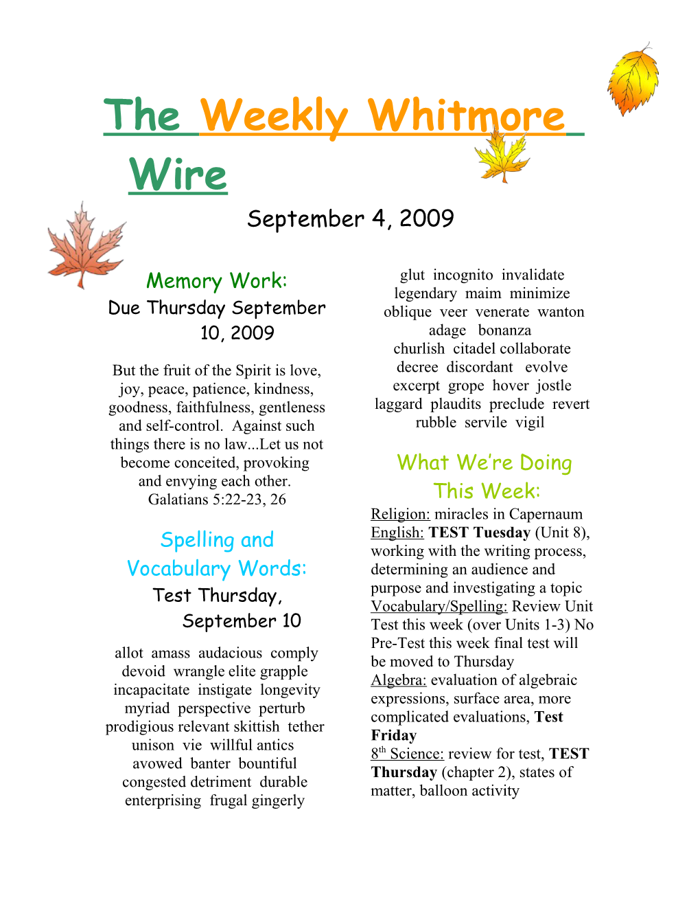 The Weekly Whitmore Wire s1