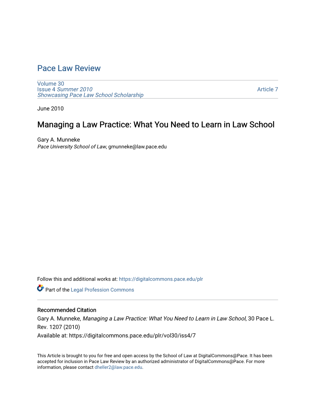 Managing a Law Practice: What You Need to Learn in Law School
