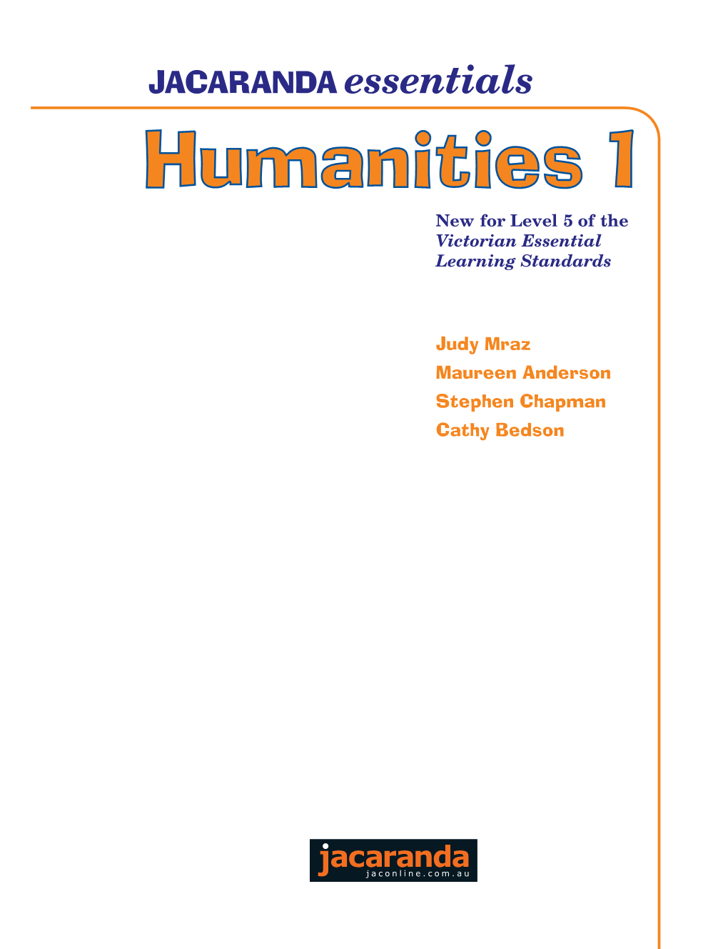 JACARANDA Essentials Humanities 1