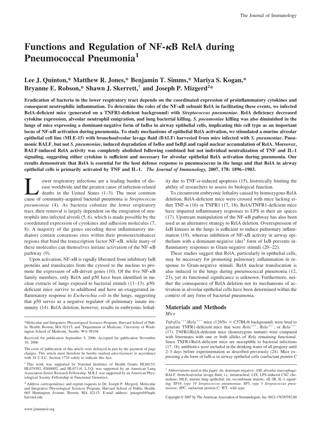 During Pneumococcal Pneumonia B Rela Κ