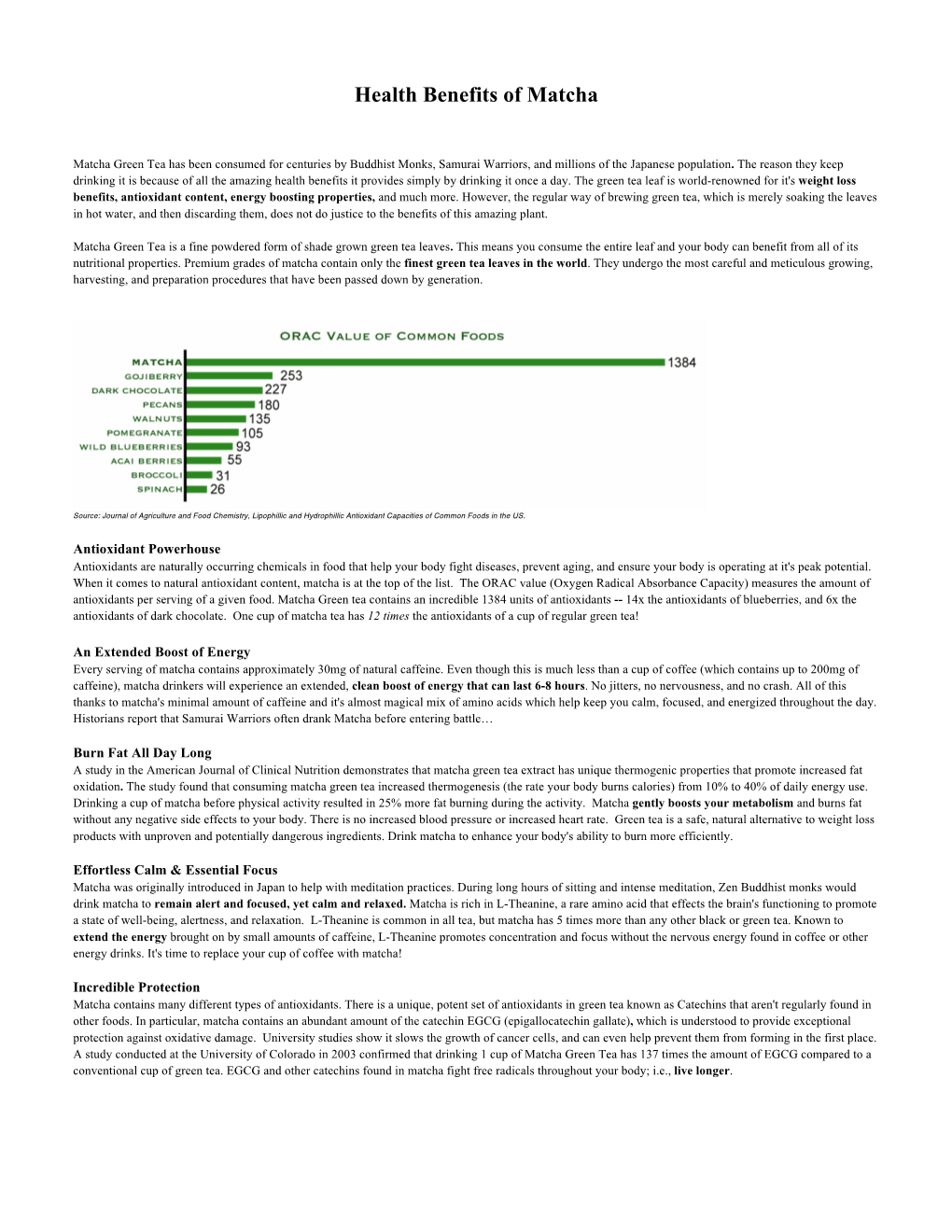 Health Benefits of Matcha Green