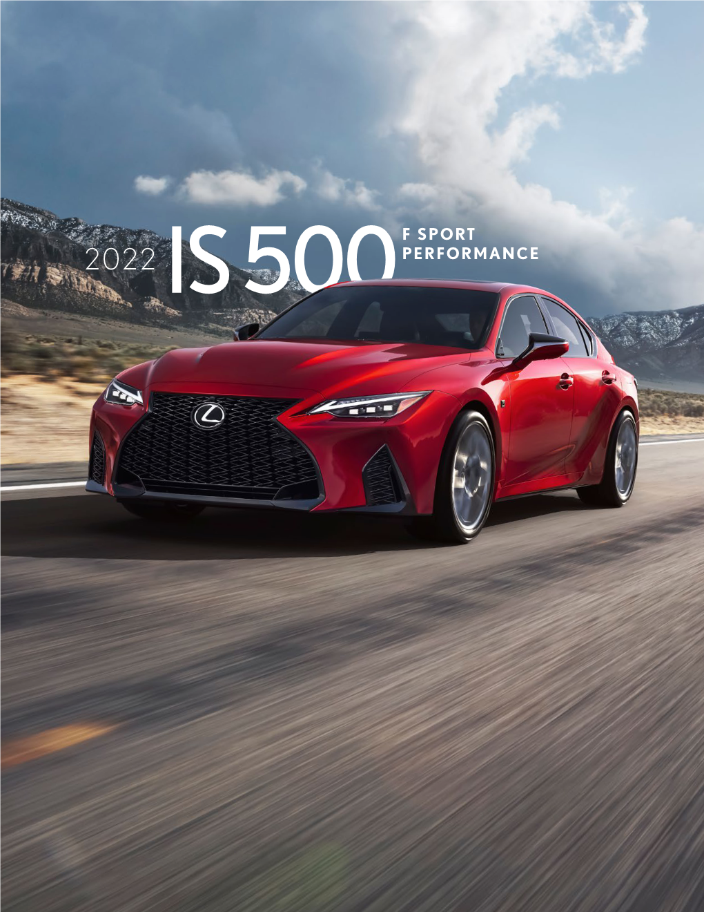 2022 Is 500F Sport Performance