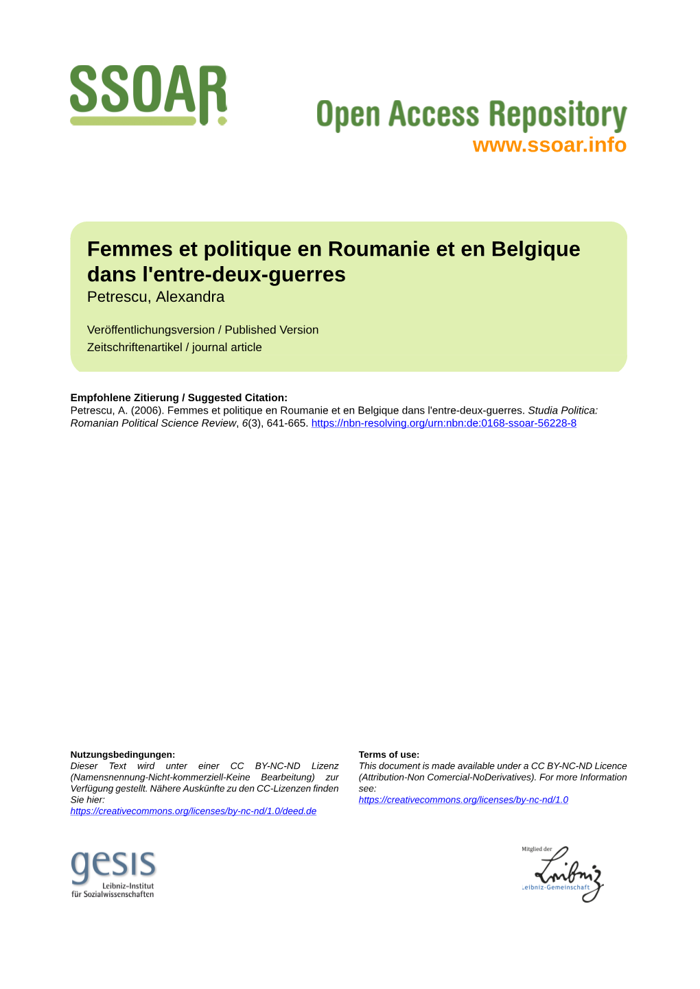 Femmes Et Politique En Roumanie Et En Belgique Dans L'entre-Deux-Guerres Petrescu, Alexandra