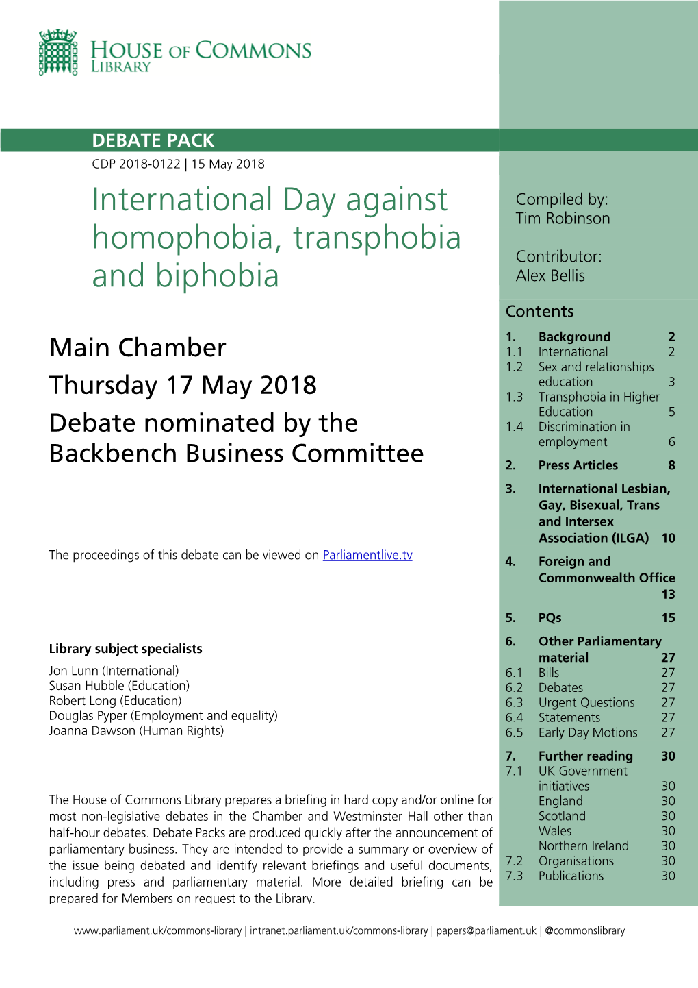 International Day Against Homophobia, Transphobia and Biphobia 3