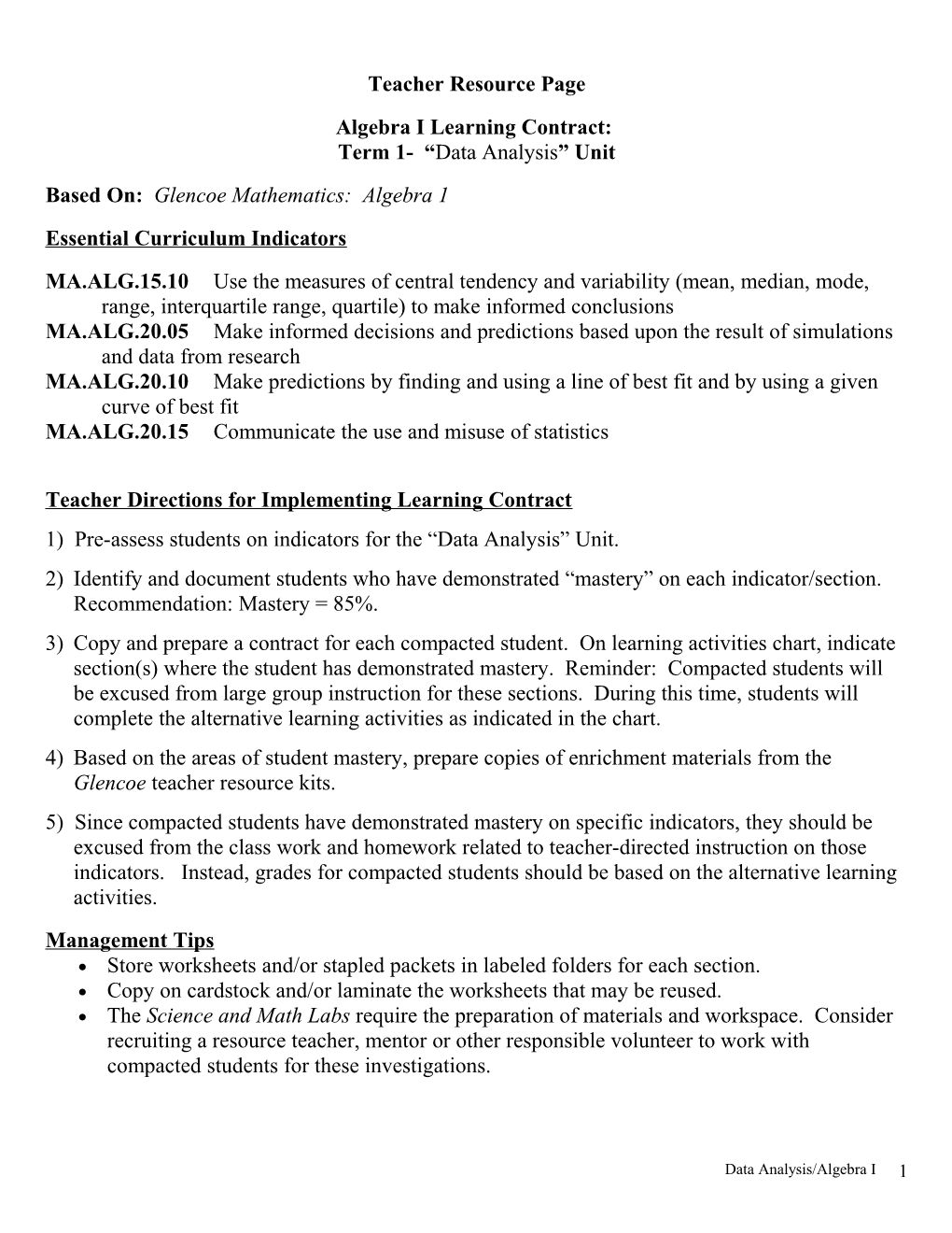 Probability Contract: Chapter 11