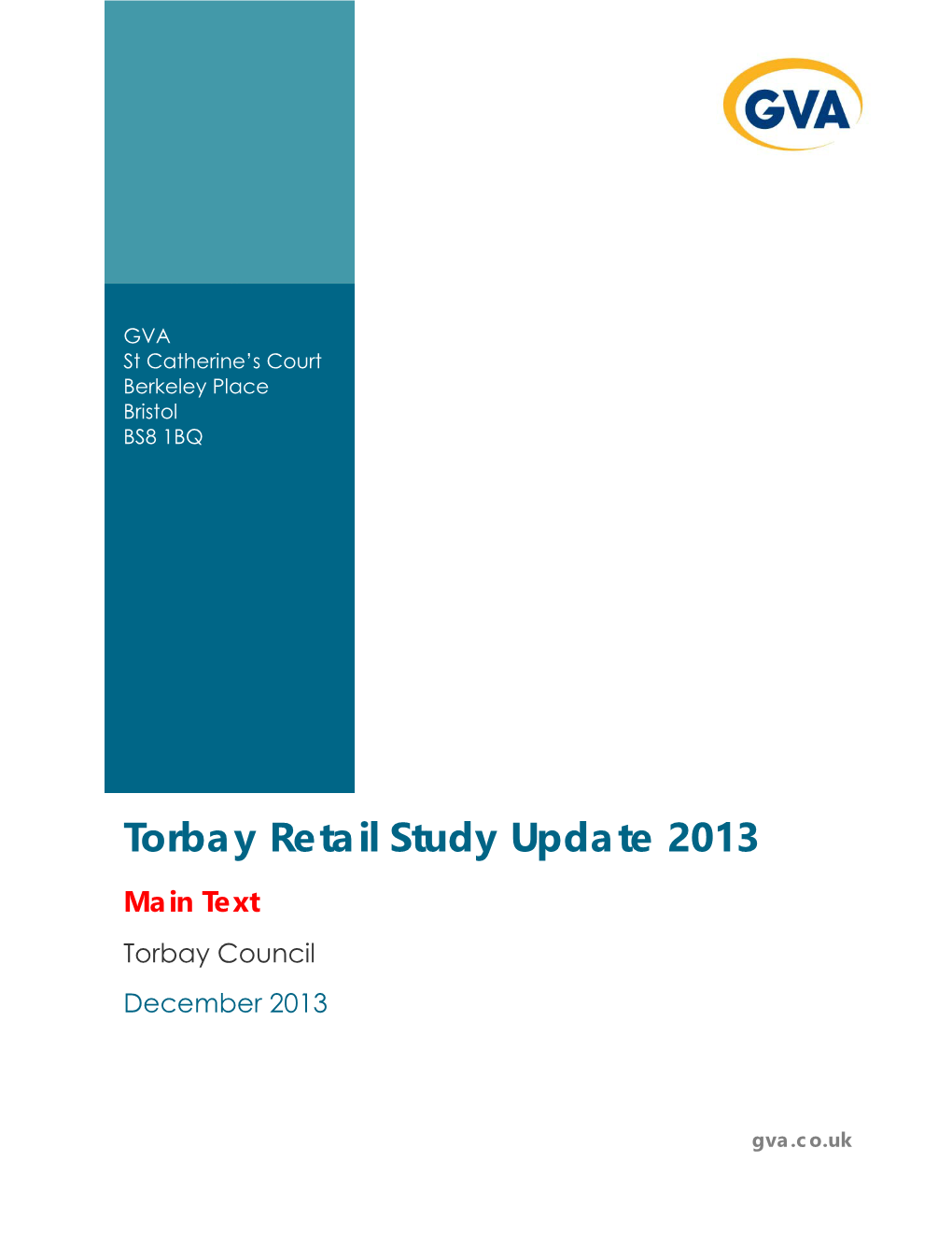 Torbay Retail Study Update 2013 Finalv1.6