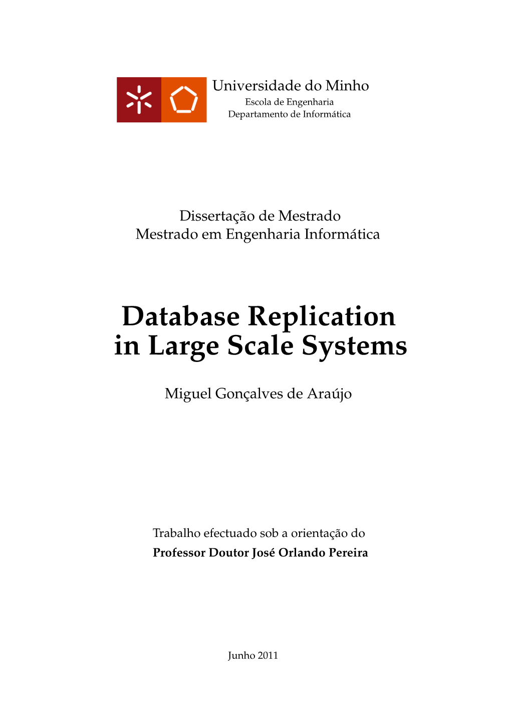 Database Replication in Large Scale Systemsa4paper