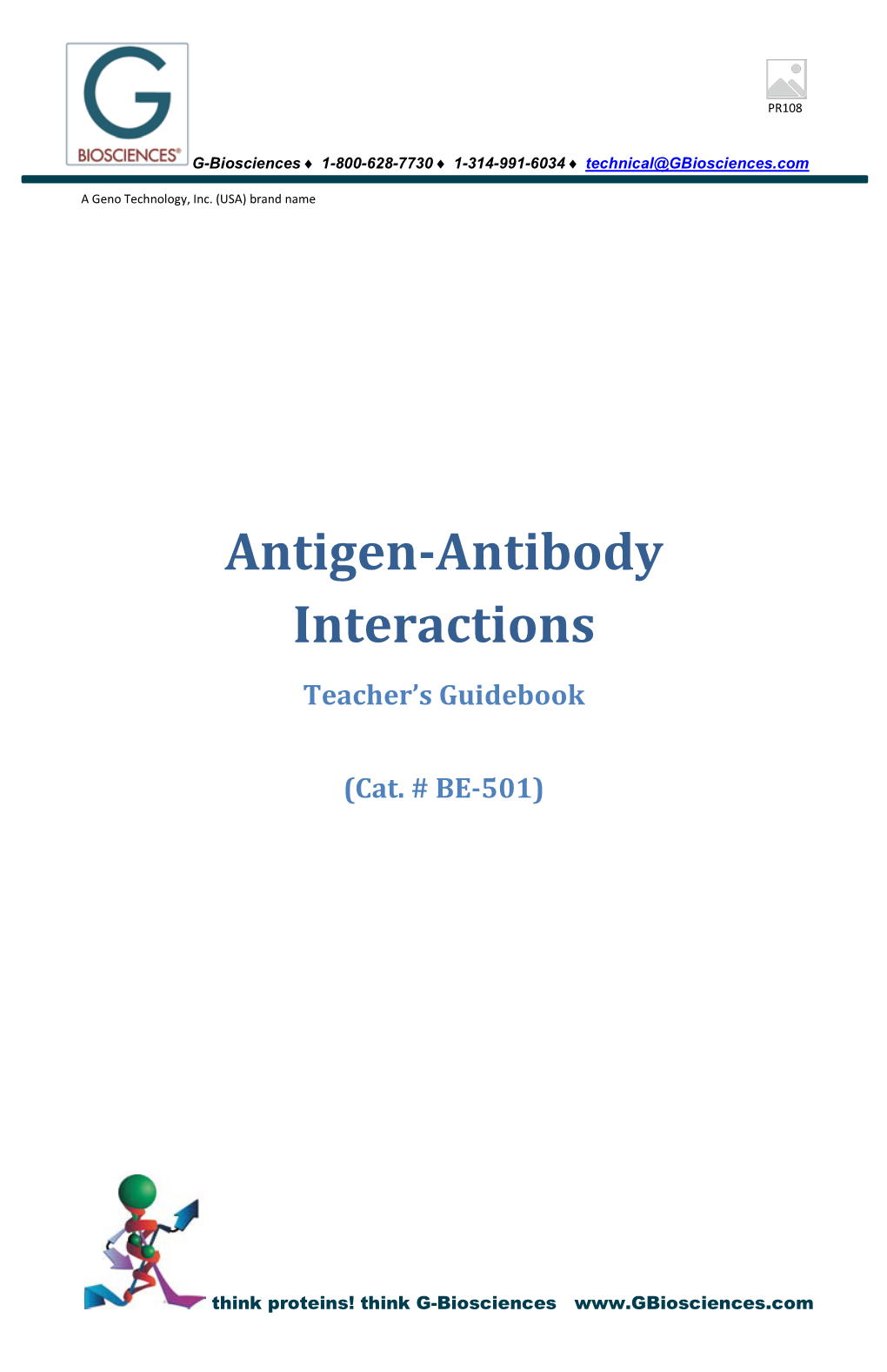 Antigen-Antibody Interactions Teacher’S Guidebook