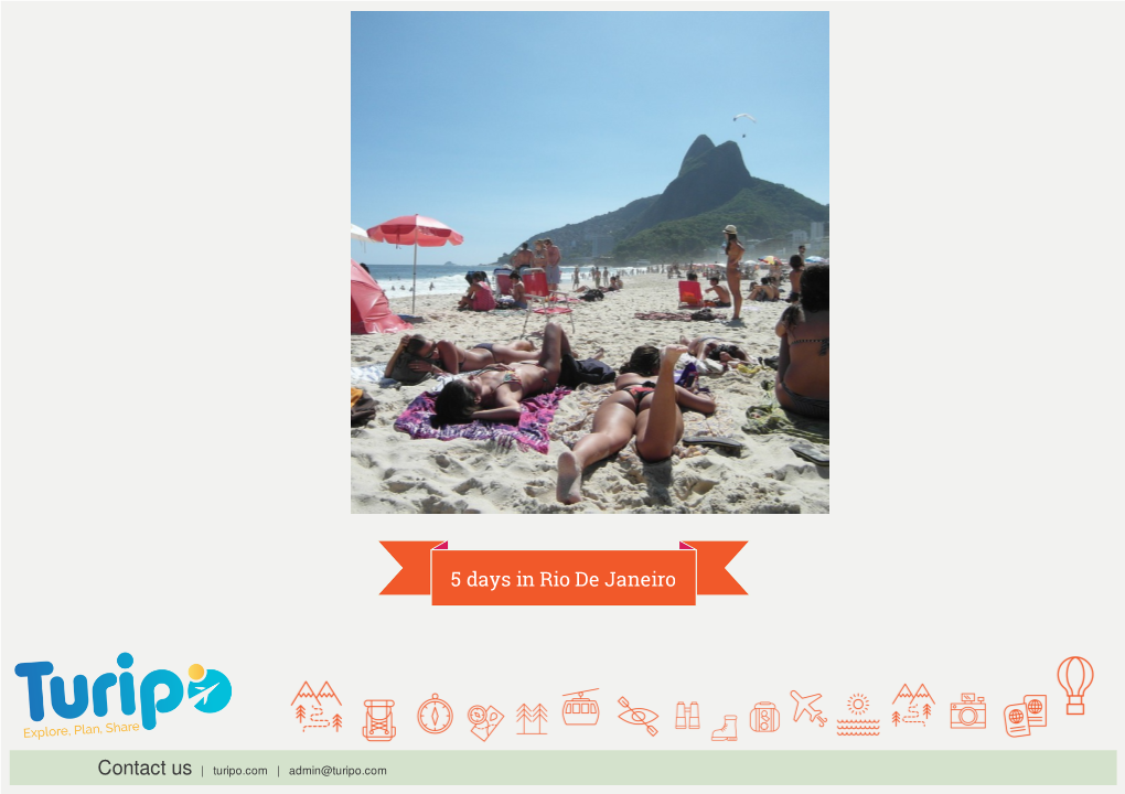 5 Days in Rio De Janeiro