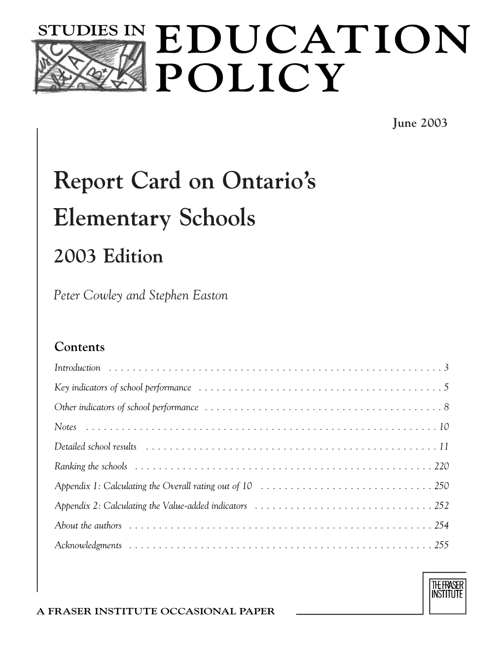 Read the Full Report Card