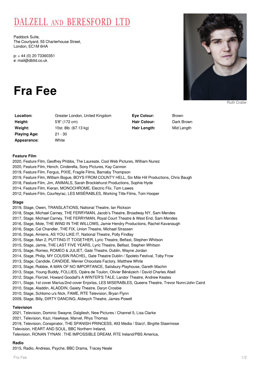 Fra Fee Ruth Crafer