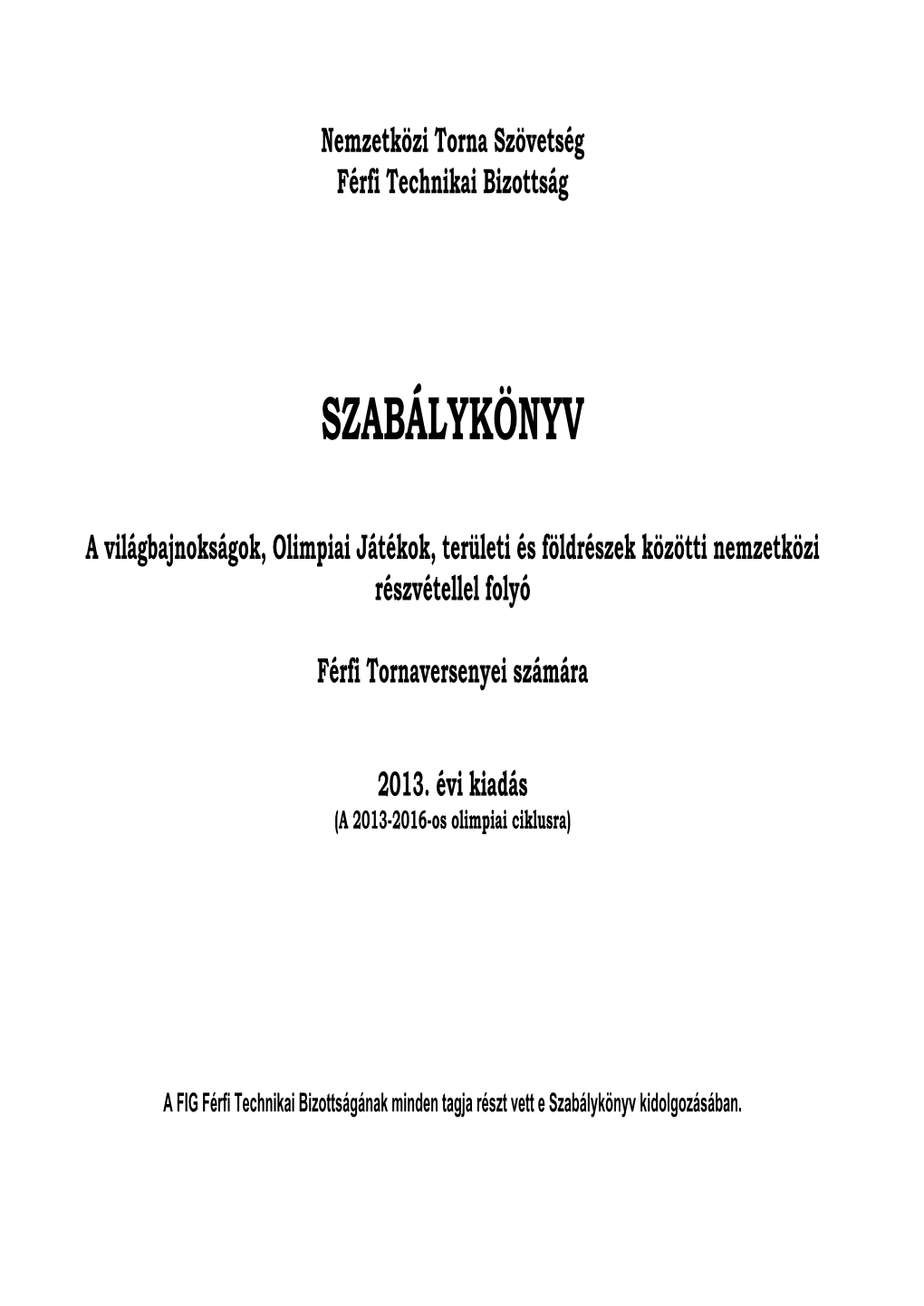 Szabálykönyv