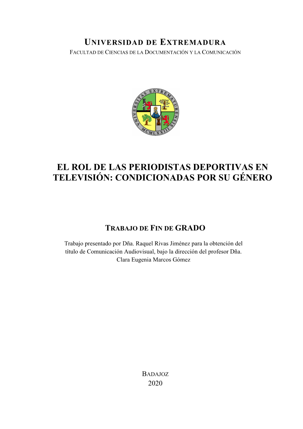 La Brecha De Género En El Periodismo Deportivo”