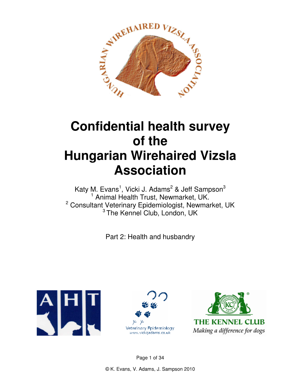 AHT Report of Health Survey